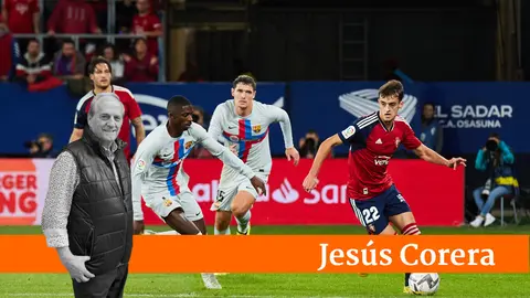 Partido de La Liga Santander entre CA Osasuna y FC Barcelona disputado en el estadio de El Sadar. I&Ntilde;IGO ALZUGARAY