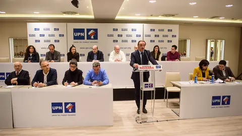 Los miembros del Consejo Político de UPN celebran sesión ordinaria para referirse a la actualidad política. PABLO LASAOSA 07