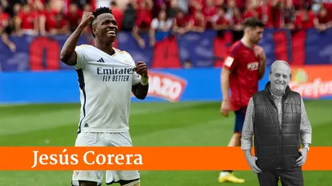 Vinicius JR en la vuelta del Real Madrid contra Osasuna en El Sadar en Pamplona, IÑIGO ALZUGARAY