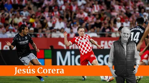 Dura derrota de Osasuna en Montilivi contra el Girona. EUROPAPRESS