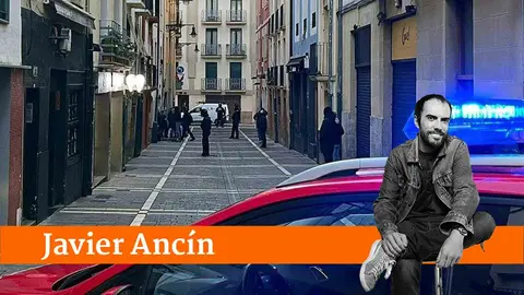 Una intervenci&oacute;n en la calle Tejer&iacute;a. NAVARRA.COM