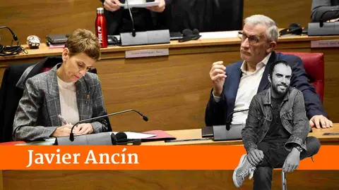 Mar&iacute;a Chivite y F&eacute;liz Taberna. I&Ntilde;IGO ALZUGARAY