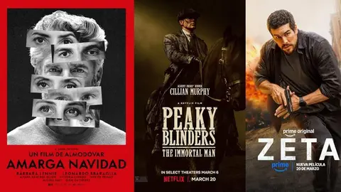 Amarga Navidad, Peaky Blinders y Zeta, los tres estrenos de este fin de semana
