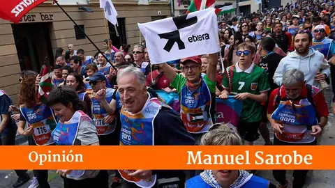 Korrika 2026 por las calles de Pamplona. NAVARRA.COM