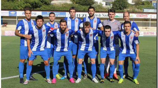 Alineaci&oacute;n del CD Izarra en Estella.