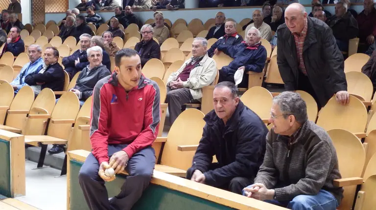 Juan Martínez de Irujo, padre e hijo, en el Labrit.