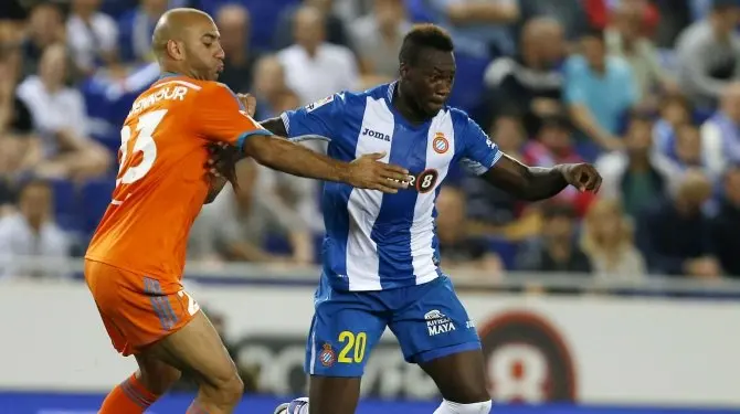 Espanyol-Valencia. Efe.