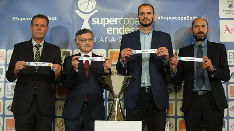 Sorteo Supercopa. Efe.