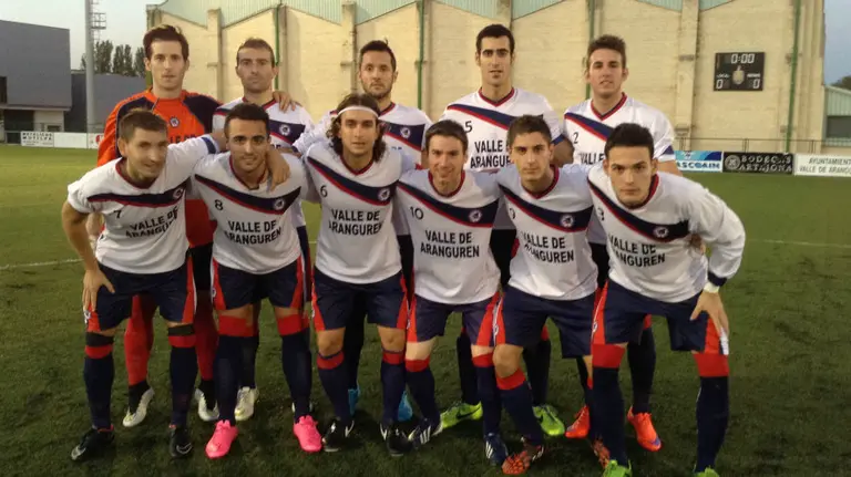 Equipo de la Mutilvera de tercera divisi&oacute;n.