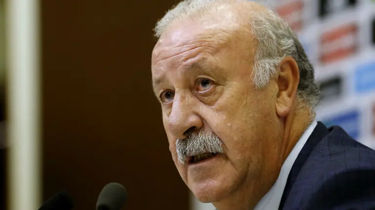 El seleccionador Vicente Del Bosque. EFE.
