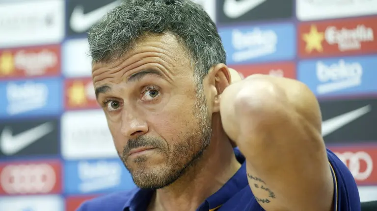 Luis Enrique es el entrenador del FC Barcelona. EFE.
