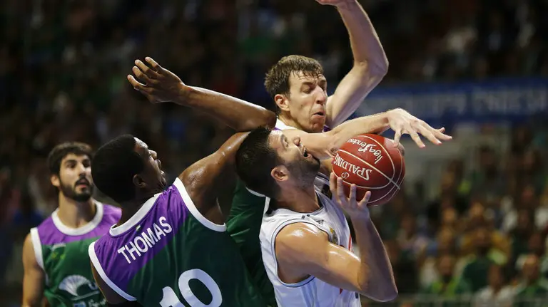 Unicaja-Real Madrid. EFE.