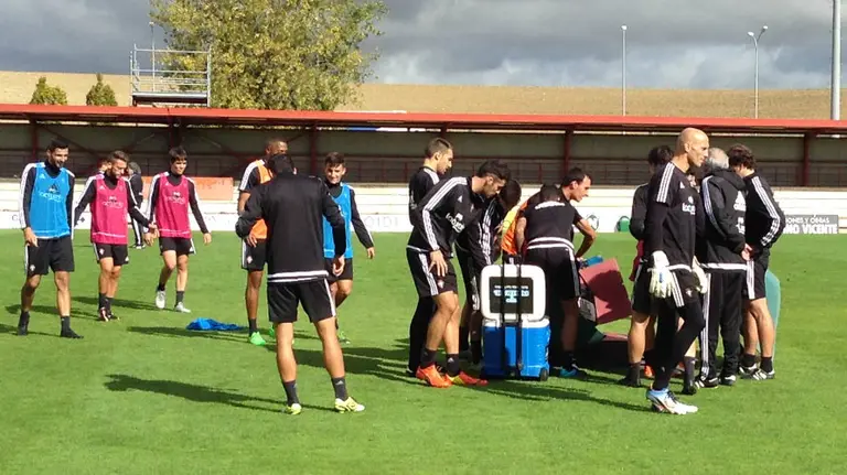 Entrenamiento de Osasuna en Tajonar.