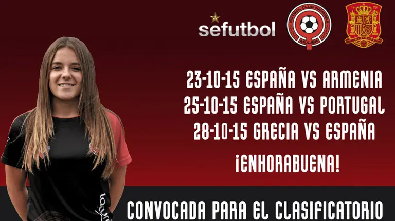 María Blanco, convocada por la sub-17.