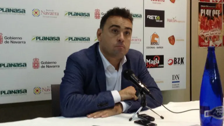Sergio Lamúa en rueda de prensa.