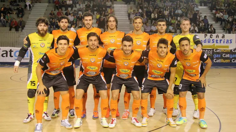 Plantilla del Aspil Vidal Ribera Navarra. 