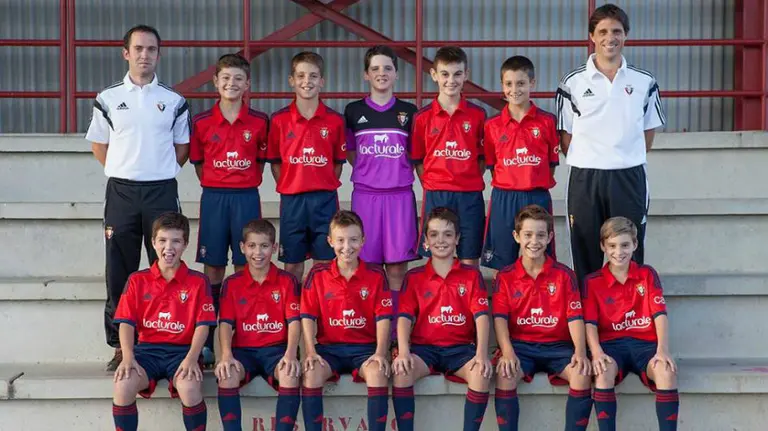 Equipo Alevín A de Osasuna.