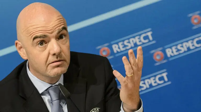 GIanni Infantino es el secretario general de la Uefa. EFE.