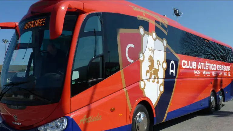 Autobús del CA Osasuna.