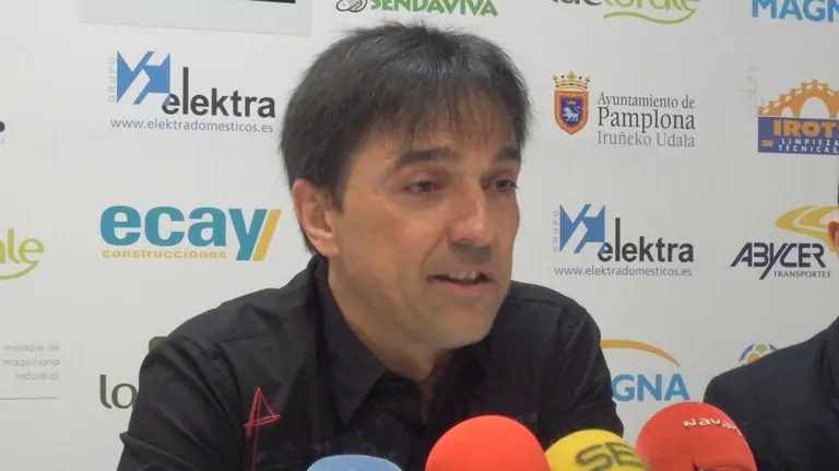 Imanol Arregui entrena al Magna Gurpea.