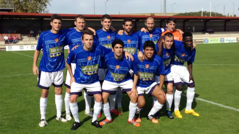 Alineaci&oacute;n del Valle de Eg&uuml;&eacute;s en las instalaciones de Tajonar.