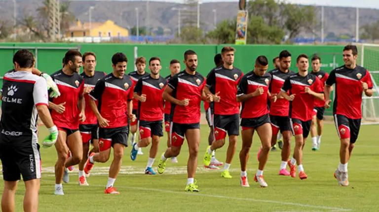 Entrenamiento del Elche CF. Foto web Elche.