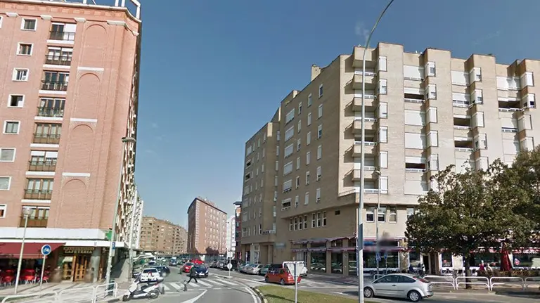 Una vista del barrio de Mendebaldea de Pamplona, donde estar&aacute; ubicada una de las viviendas de los pisos tutelados.