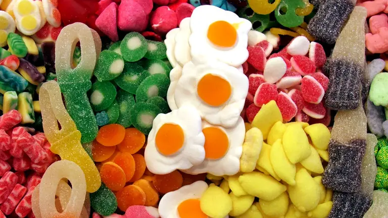 Chucher&iacute;as en una tienda de golosinas. Chucherias.es