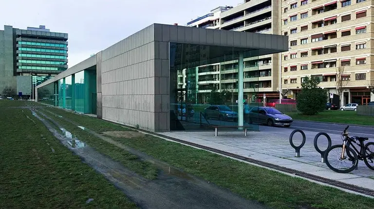 Exterior de la estación de autobuses de Pamplona. ARCHIVO
