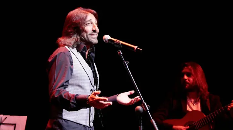 El cantante flamenco, Antonio Carmona