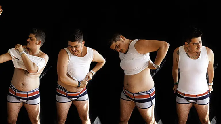 Una de las im&aacute;genes que pueden verse en la muestra fotogr&aacute;fica sobre la transexualidad en el Condestable.