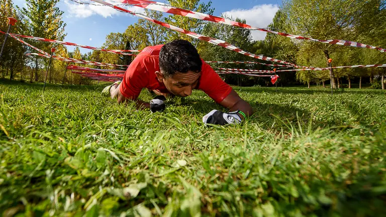 La carrera de obstáculos Gadiators Day celebrada en Pamplona. PABLO LASAOSA 08