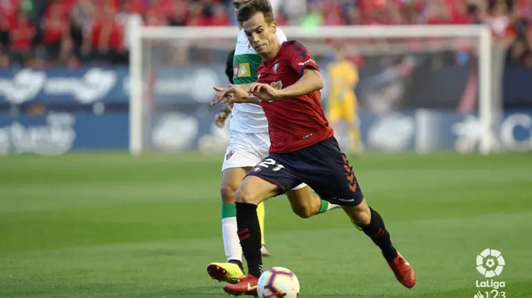 &Iacute;&ntilde;igo P&eacute;rez. Partido entre Osasuna y Elche en El Sadar LALIGA 18