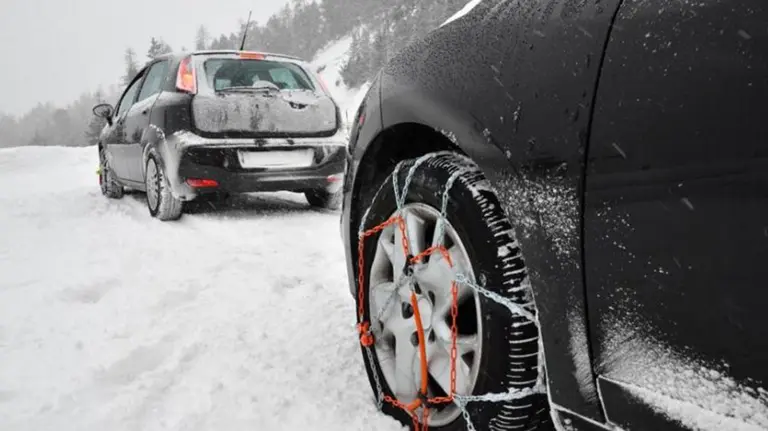 Consejos para conducir con nieve en Navarra de forma segura. Foto: archivo.