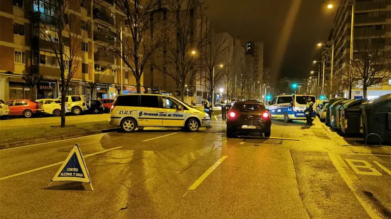 Control de alcohol y droga de la Polic&iacute;a Municipal de Pamplona PMP