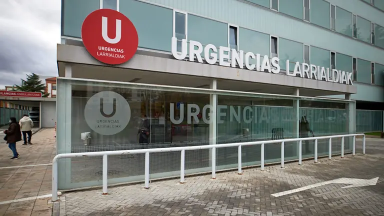 Las urgencias del complejo hospitalario de Navarra durante la segunda ola de coronavirus en la Comunidad Foral. MIGUEL OS&Eacute;S