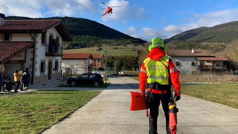 26/12/2020 Rescate de una mujer con una lesión en el tobillo en el monte Ostiasko
ESPAÑA EUROPA SOCIEDAD NAVARRA
BOMBEROS DE NAVARRA
