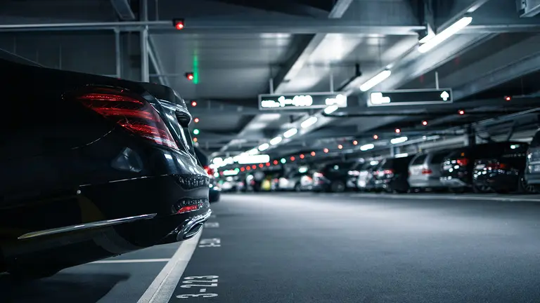 Imagen del interior del parking. AYUNTAMIENTO DE PAMPLONA