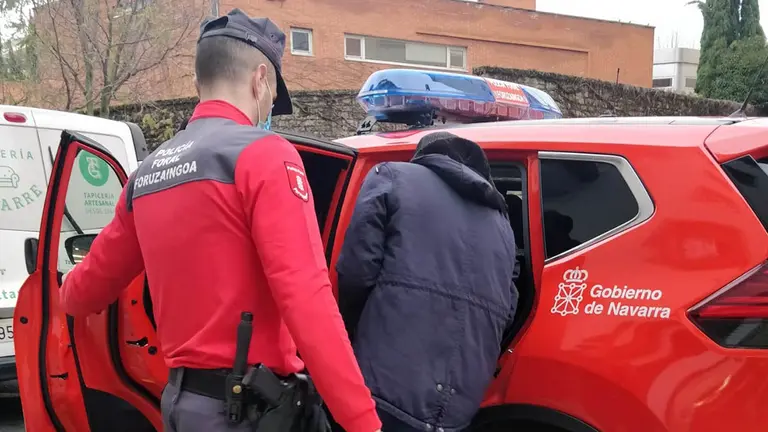 La Polic&iacute;a Foral detuvo en febrero a 141 personas. CEDIDA