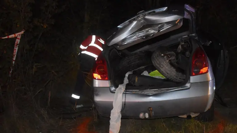 Accidente, con tres personas heridas, en la NA-134 en Tudela POLIC&Iacute;A FORAL