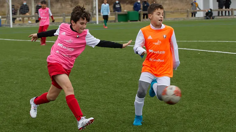 Jornada 5 de la edici&oacute;n XXXIX del Torneo Interescolar de la Fundaci&oacute;n Osasuna celebrado en las instalaciones de Tajonar. I&Ntilde;IGO ALZUGARAY