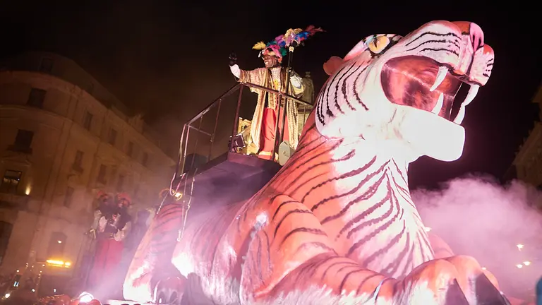 Cabalgata de los Reyes Magos en Pamplona. I&Ntilde;IGO ALZUGARAY