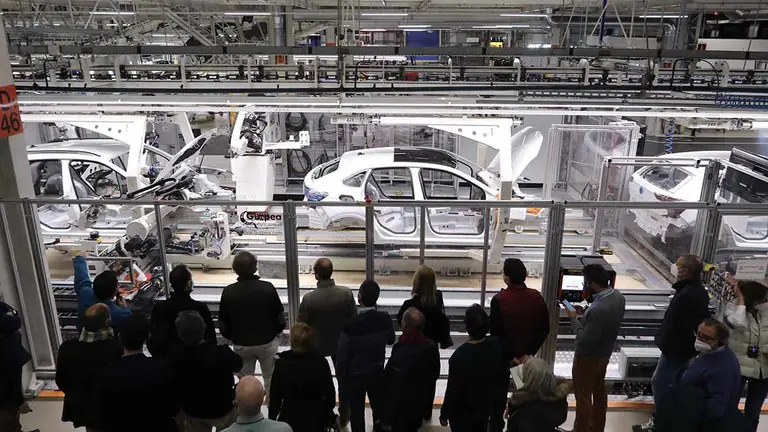 Visita Montaje de la planta de Landaben. VOLKSWAGEN NAVARRA
