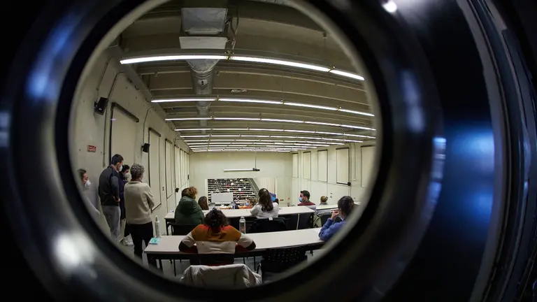 Oposici&oacute;n de Enfermer&iacute;a celebrada en el Aulario de la UPNA convocada por el Departamento de Salud para cubrir 424 puestos de profesionales y para constituir una lista de aspirantes a la contrataci&oacute;n temporal. I&Ntilde;IGO ALZUGARAY