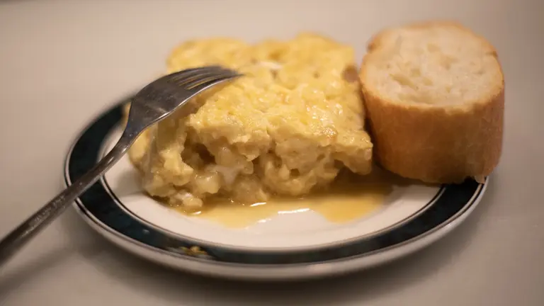 Imagen de un pincho de tortilla. IRAITZ IRIARTE.