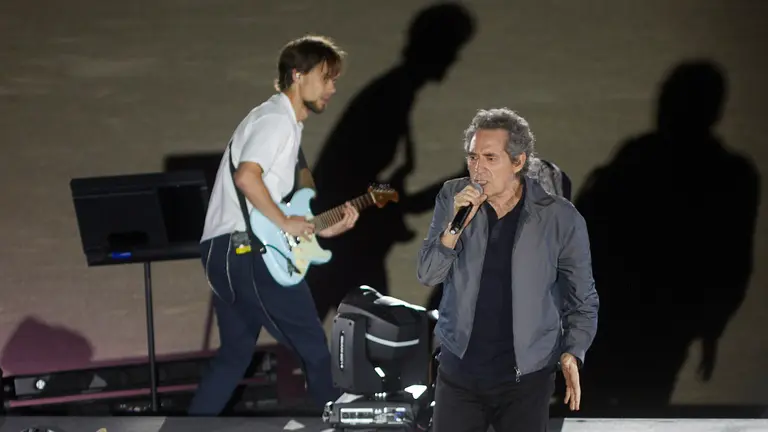 Espect&aacute;culo de imagen y sonido para celebrar el centenario de la Plaza de Toros de Pamplona, con la presencia de Miguel R&iacute;os y Juan Jos&eacute; Padilla. I&Ntilde;IGO ALZUGARAY