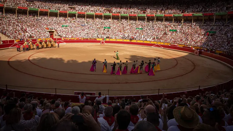 Ult&iacute;ma corrida de la Feria del Toro de San Ferm&iacute;n con toros de Miura para el diestro Antonio Ferrera. MAITE H. MATEO