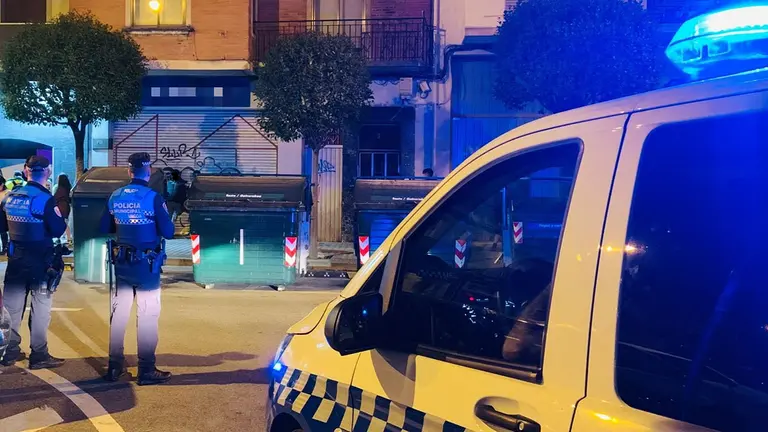 Imagen de una patrulla de la Polic&iacute;a Municipal de Pamplona. CEDIDA