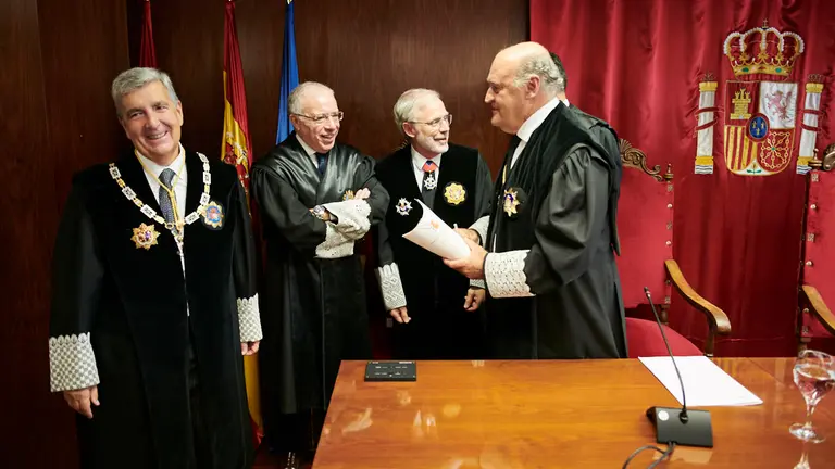 Acto de apertura del a&ntilde;o judicial en Navarra en el Palacio de Justicia. PABLO LASAOSA
