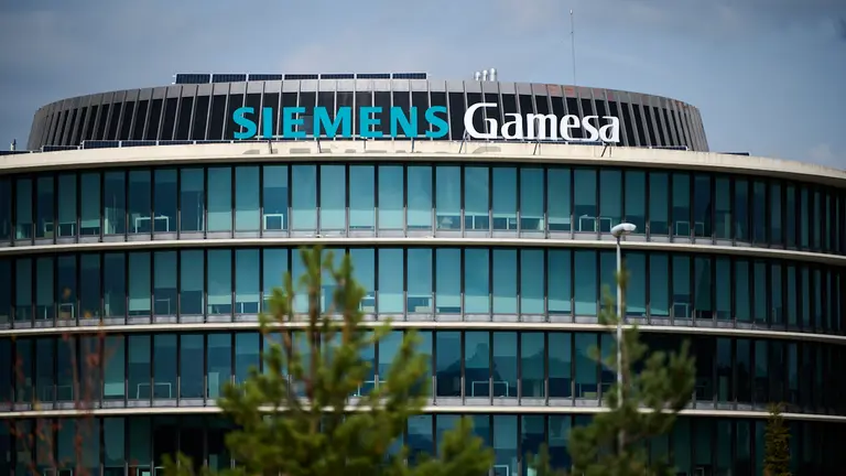 Siemens Gamesa, en Sarriguren. PABLO LASAOSA